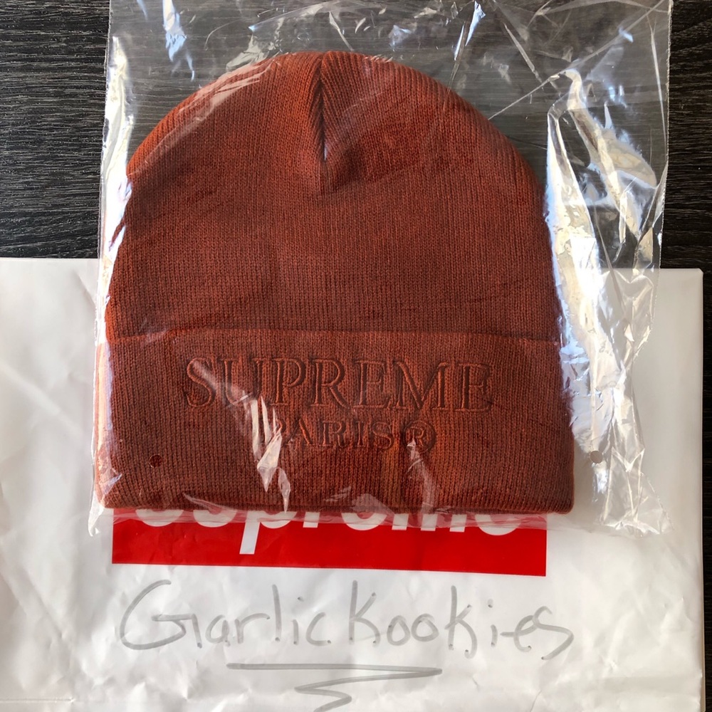 Supreme Tonal Logo beanie